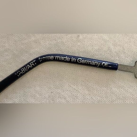 Yabi Art Abendzauber 3043 1673 GREEN/BLACK EYEGLASSES 53-15-135mm. Germany Metal
